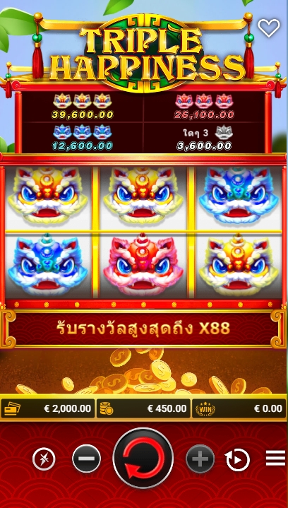 Triple Happiness fastpin ufabet36 vip ทางเข้า